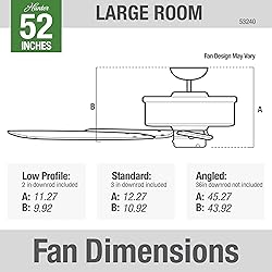 Hunter Fan Company 53240 Builder Elite Indoor