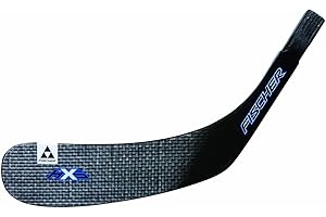 Fischer Hockey Junior HX5 ABS Blade, Black with Blue, Right, P19