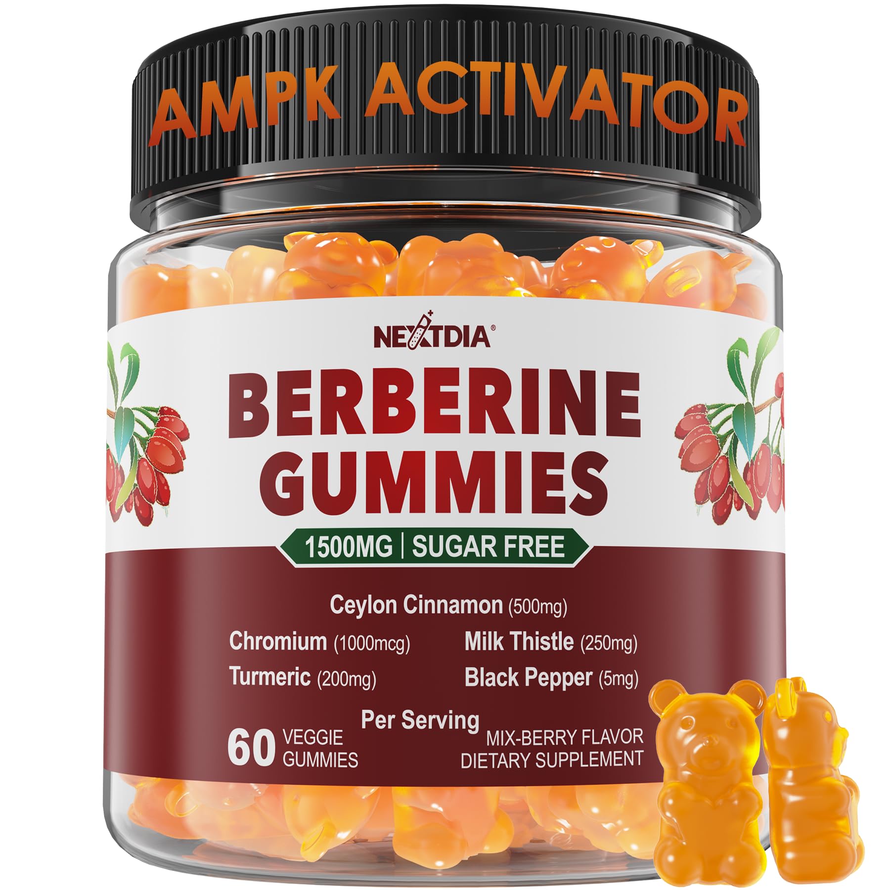 Berberine Gummies (1500 mg)