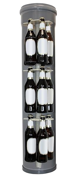 Pour Deux Bouteilles Plastique Champagne Refroidisseur Refroidisseur Sektkuhler Vin