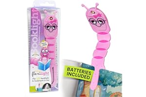 Gifts for Readers & Writers Flexilight Pal 2-in-1 LED Reading Light | Bookmark & Clip-On Book Light | Portable Reading Lamp for Children & Adults | Essential Book Accessories | Gift for Book Lover