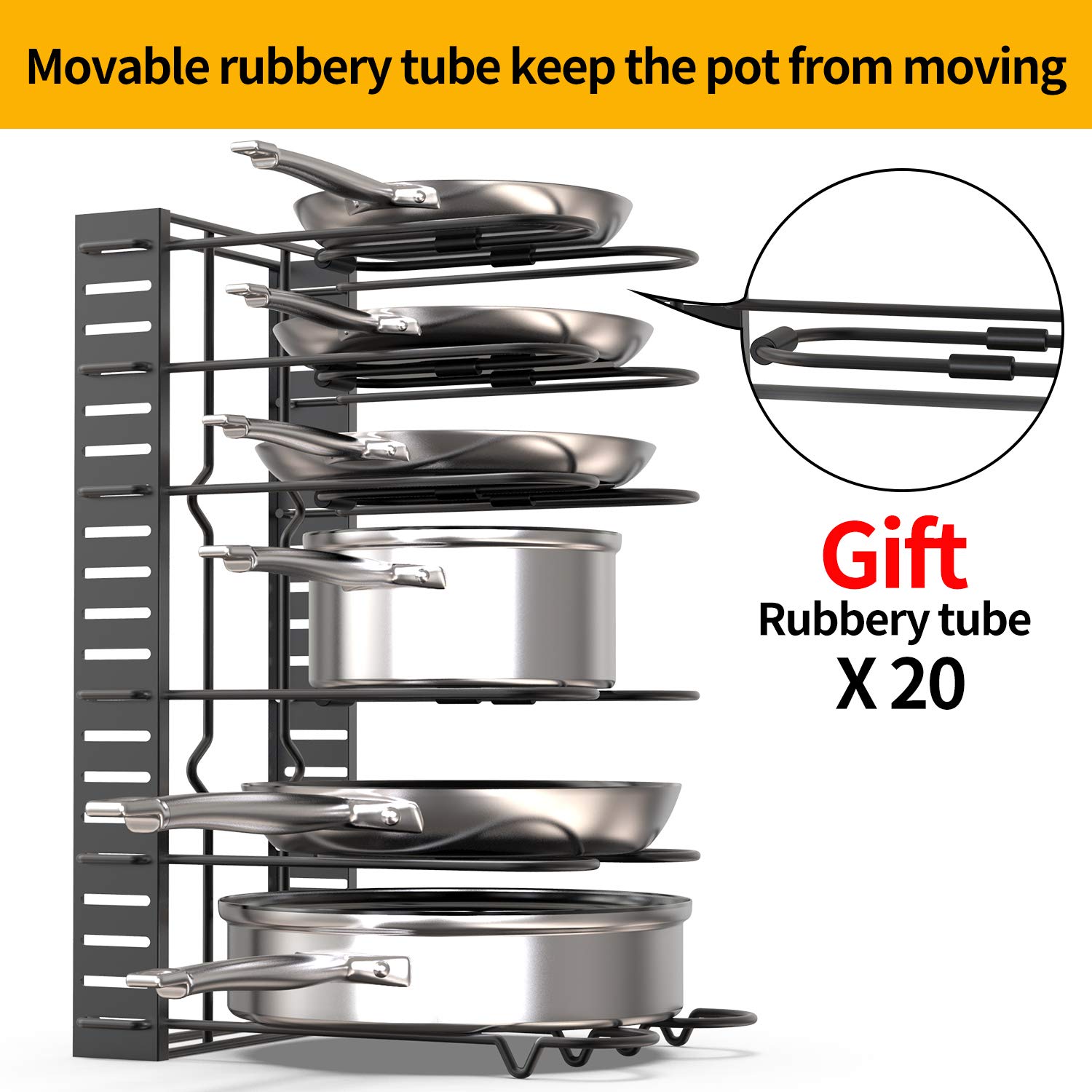 Geekdigg Pot Rack Organizer 3 Diy Methods Height And Position