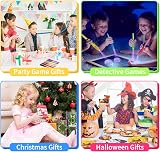 iZoeL 14 Invisible Ink UV Pens Set 7 Colours Secret Messages Kids Gift view 6