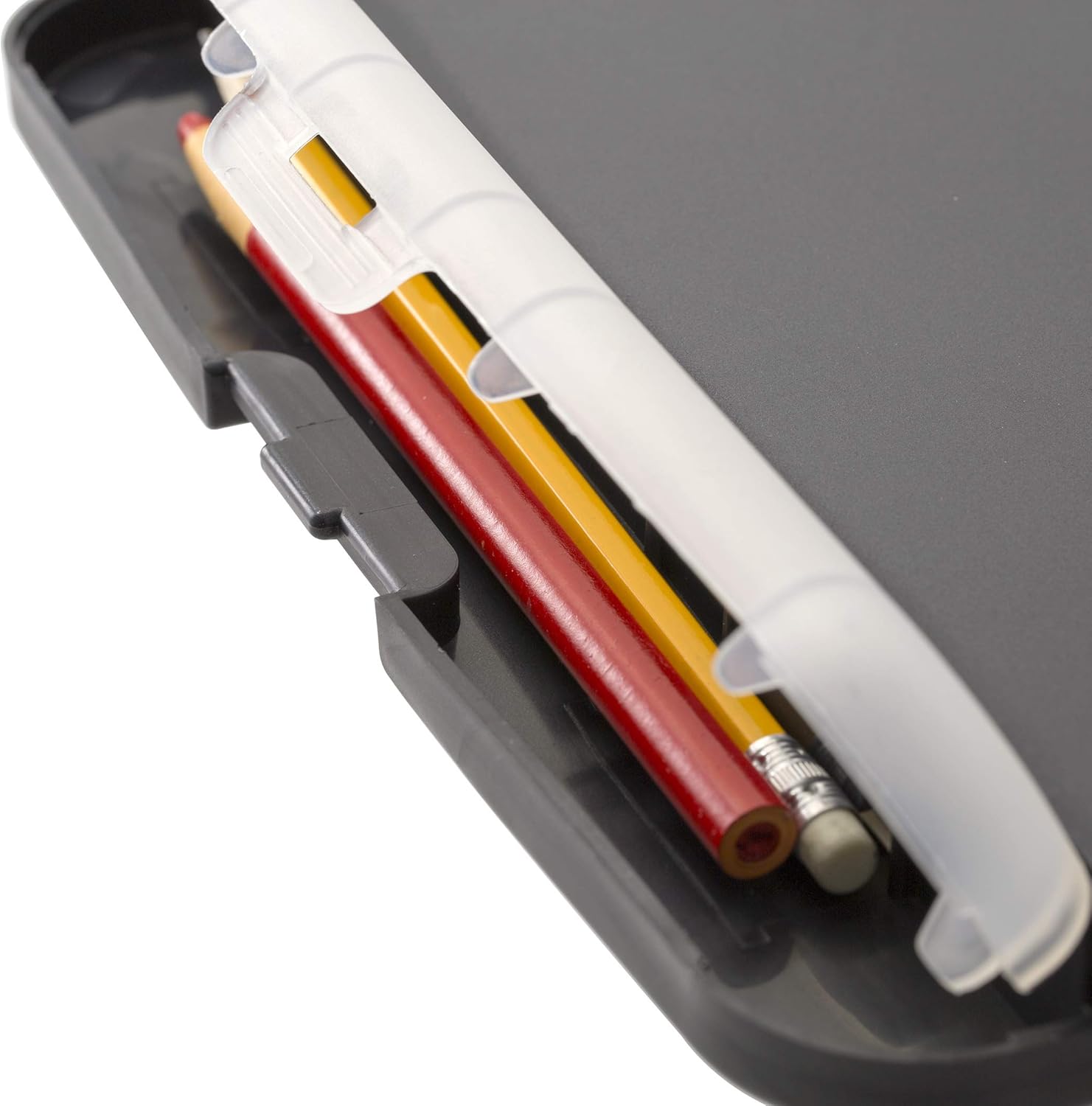 Officemate Slim Clipboard Storage Box, Charcoal (83303) : Office Products