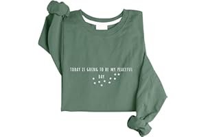 Today is Going Be My Peaceful Day Sweatshirt Cute Dog Lovers Sweatshirt & Hoodie