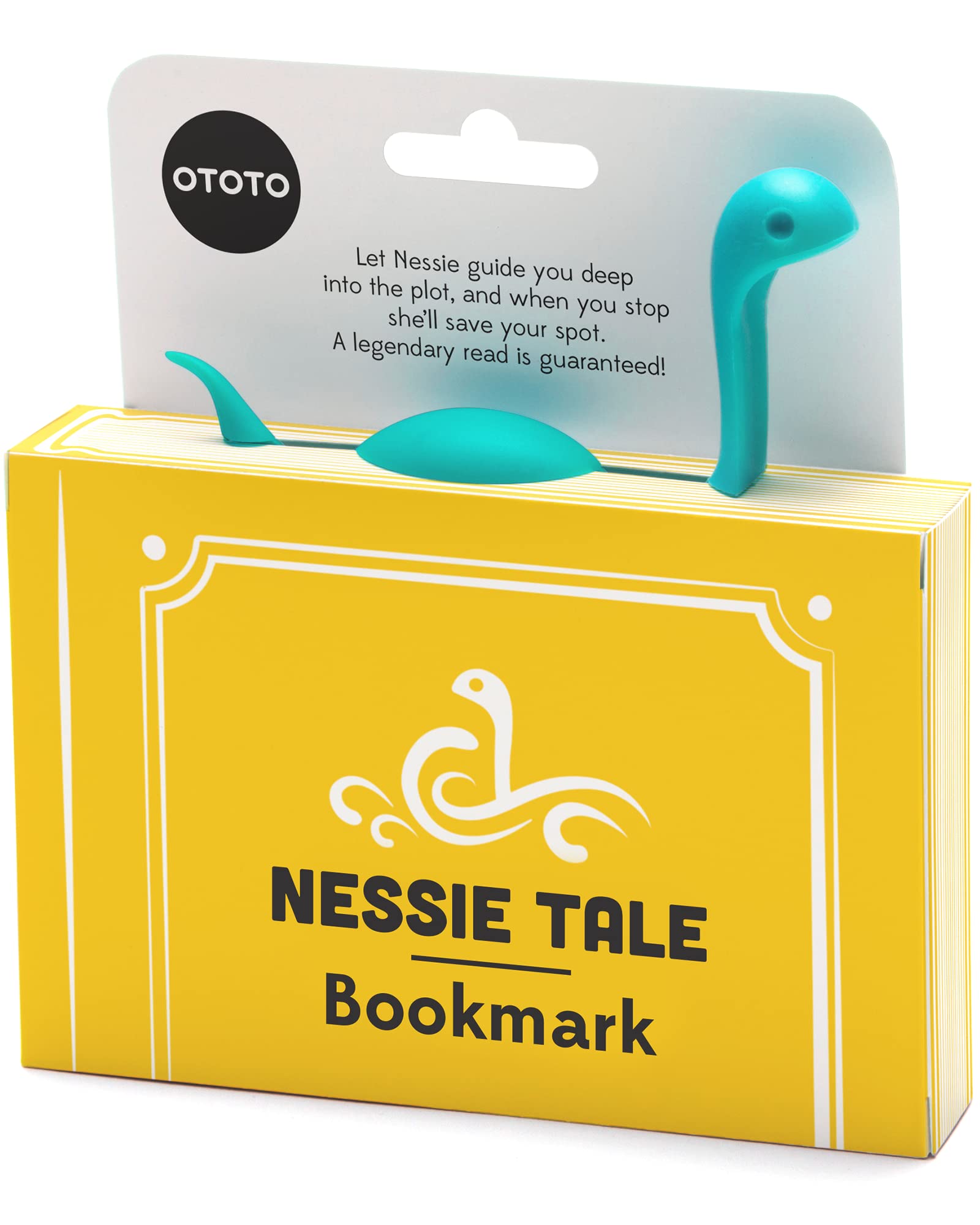OTOTO Nessie Tale Book Mark - Turquoise Pagekeeper - Unique Gifts for Readers, Book Markers for Women & Men - Pretty Bookmarks for Books, Lightweight Anime Book Marks for Girls, Boys, Kids
