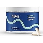 Flyby Electrolyte Capsule - Contains Sodium, Potassium, Vitamin D3, B Vitamins, Copper and Manganese | Electrolytes Recovery | Non-GMO | No Added Sugar – 60 Count