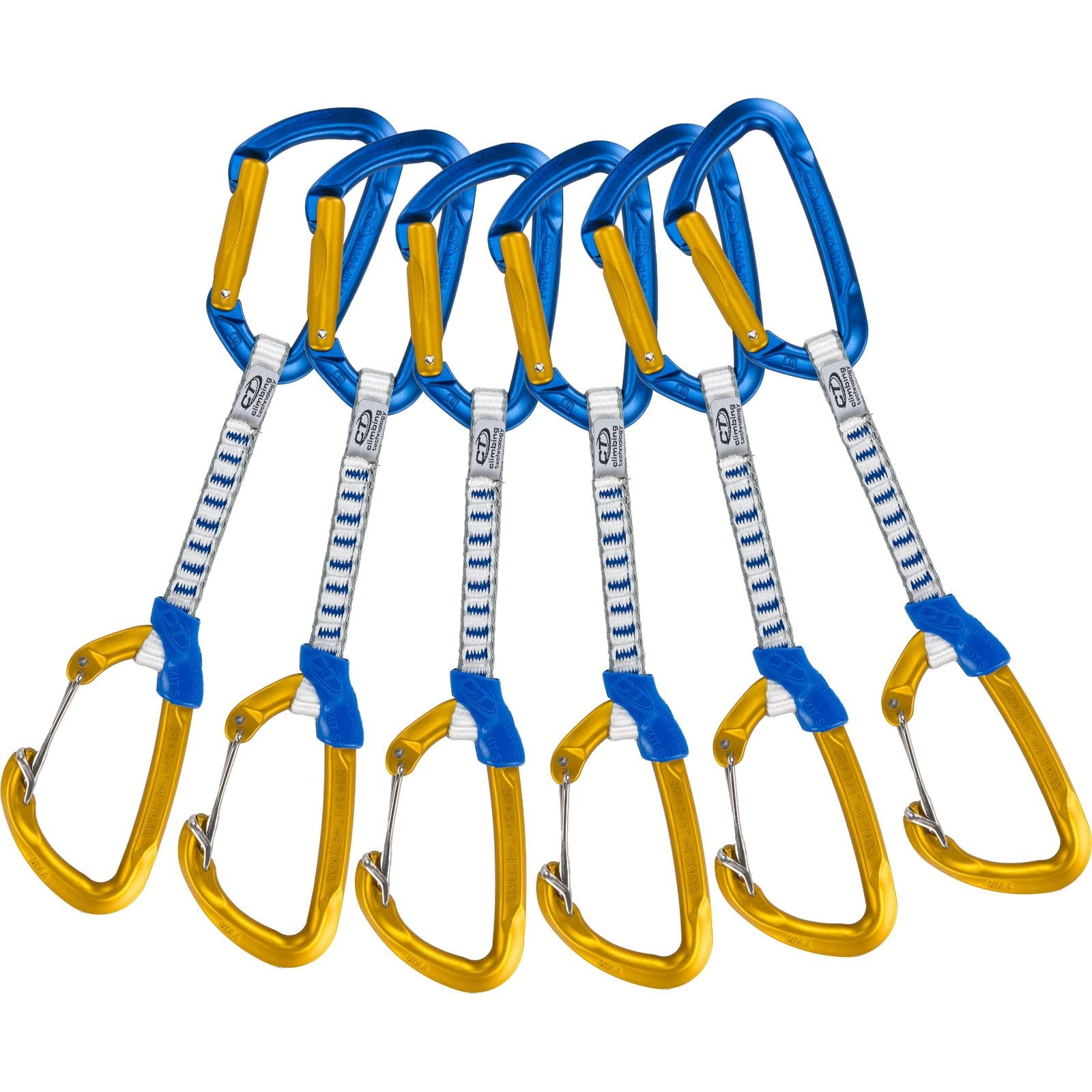 Climbing Technology Berry Set Dy, Unisex Revocation - Adult, Blue/Ochre, 12 cm