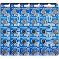 Renata 357 SR44W Batteries - 1.55V Silver Oxide 357 Watch Battery (50 Count)