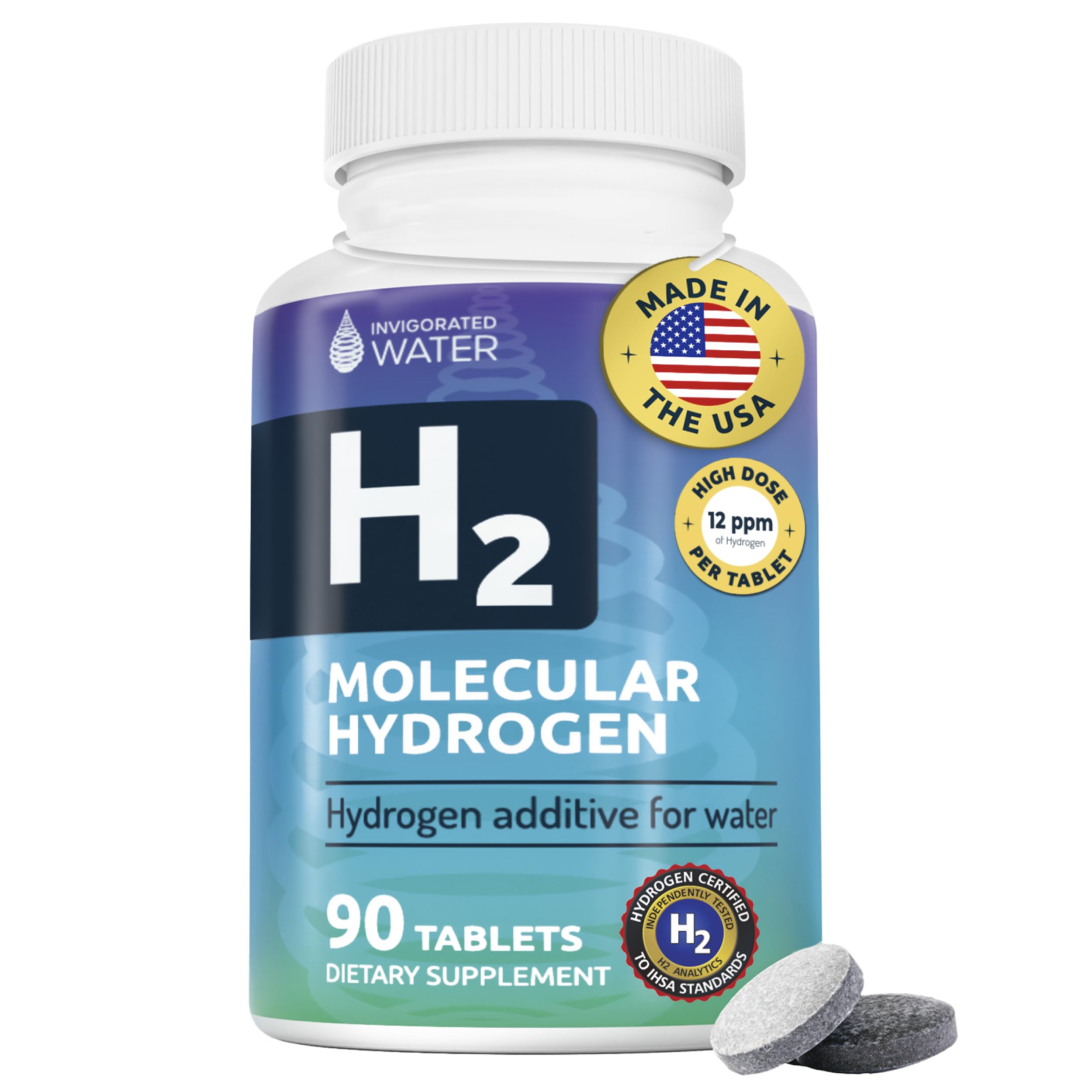 Invigorated Water Hydrogen Water Tablets with