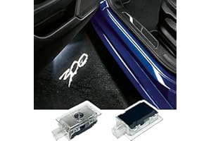 JUNMEI 2PCS LED Car Door Logo Projector Lights for Chrysler 300 300C 300S 2005-present Ghost Shadow Light Laser Courtesy Step Lights Puddle Lamp Accessories (White)