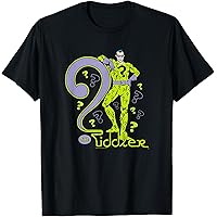 Amazon.com: The Batman Riddler Illustration T-Shirt : Clothing