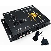 Car Audio Digital bass Controller, Restoration Processor, Amplifier and Sound Effect Restoration Function for subwoofers, Featuring parametric bass Equalizer, Equipped with bass Adjustment knob.