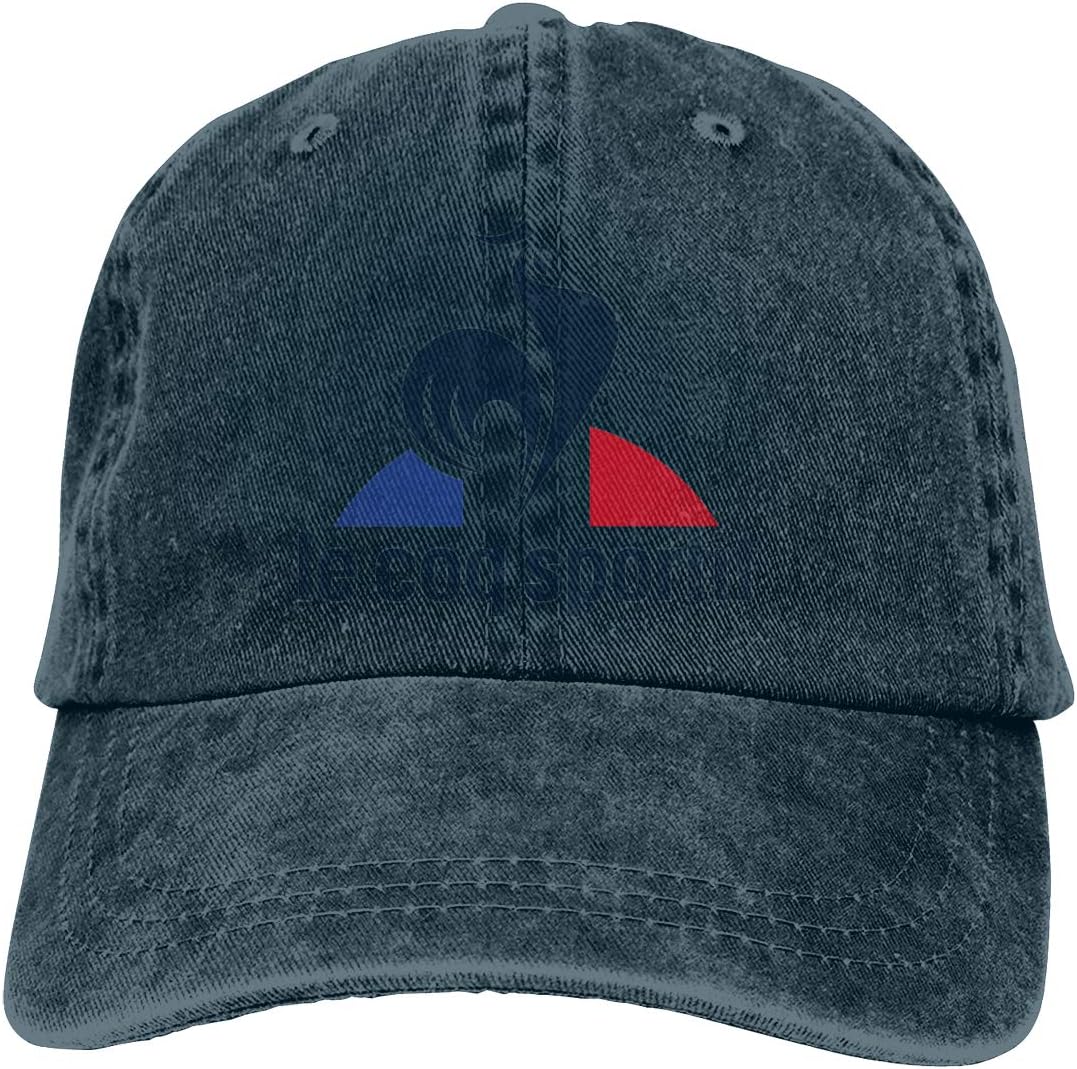 Kemeicle Unisex Le Coq Sportif Logo Hat Adjustable Washed Dyed Baseball Caps Snapback