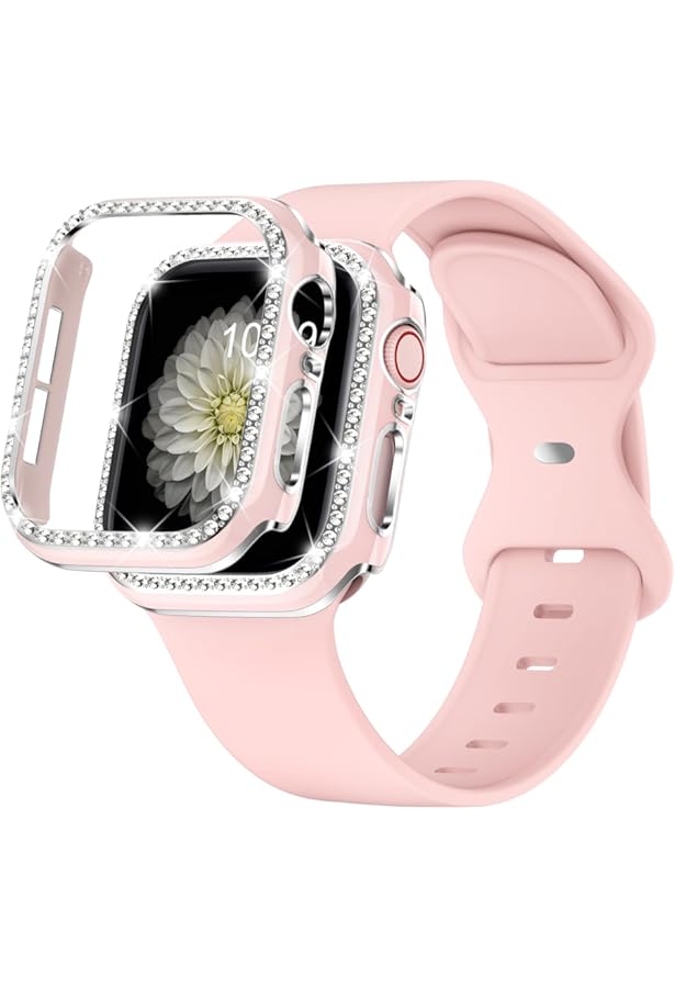 Amazon.com: 相容於Apple Watch 錶帶,附保護套38 公釐40 公釐41 公釐42