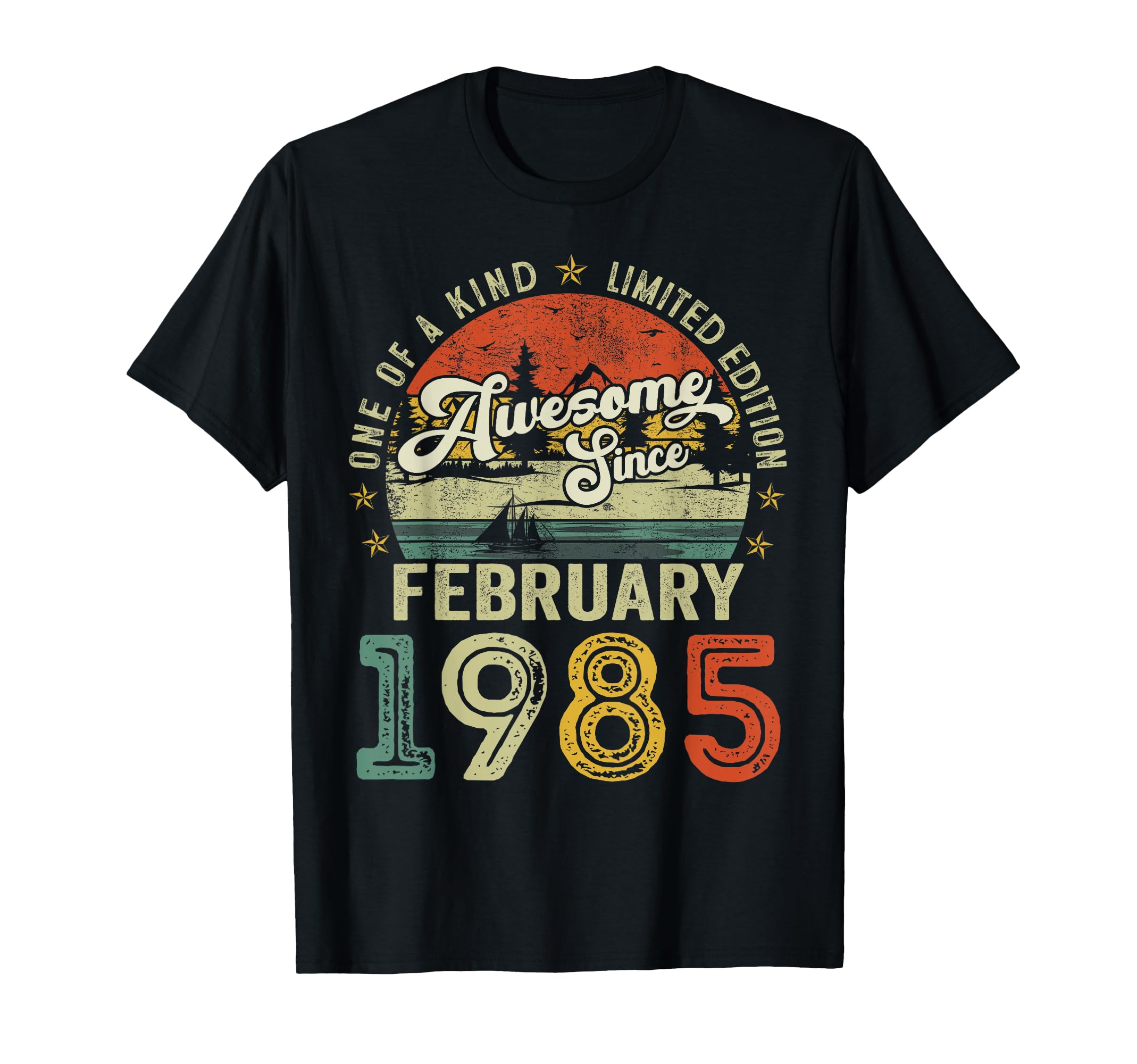 Photo 1 of ****FINAL SALE NOT RETURNS****Awesome Since February 1985 Vintage Retro 40th Birthday Men T-Shirt
