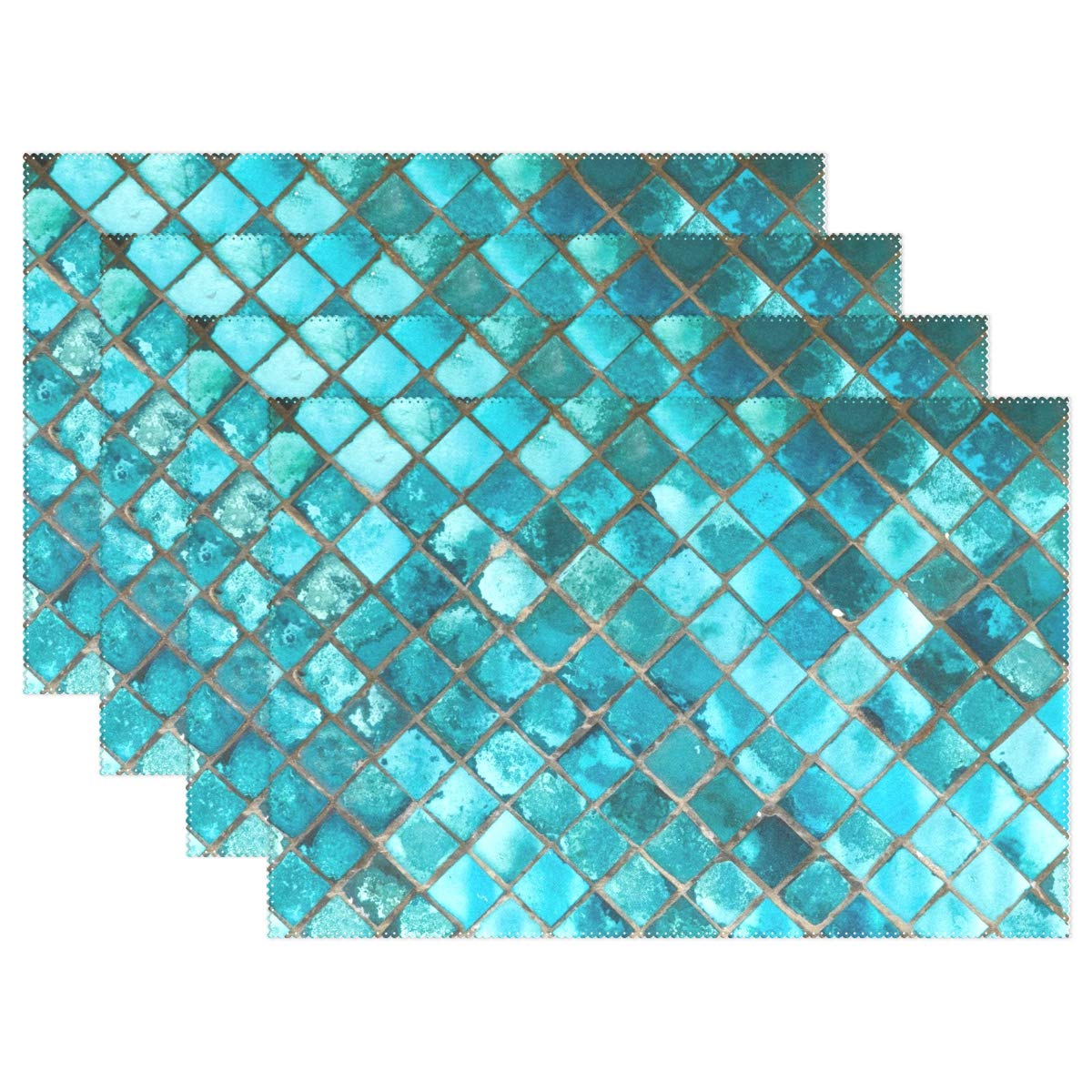 Best Turquoise Placemats For Dining Table, Beaded, Fancy