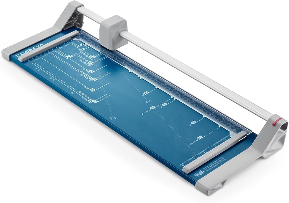Dahle 508 A3 Self-Sharpening Paper Trimmer Guillotine Blue