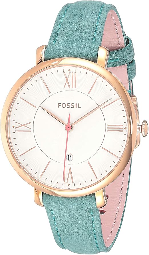 Fossil Women's White Dial Leather Band Watch Buy Online at Best Price