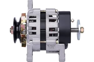 KONKENIE DC 24V Dual Wheel Generator 2000W 4000RPM Permanent Magnet Generator with Pure Copper Coil & Brushless Motor Low Noise Portable for Charging & Lighting Agriculture Vehicle