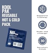Koolpak Luxury Reusable Hot & Cold Pack Small 13 x 14 cm Blue 20 Pack view 2