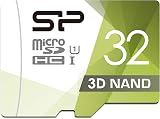 Silicon Power 32GB MicroSD Card UHS-1 Class 10 with SD Adapter view 1