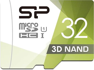 Silicon Power 32GB MicroSD Card UHS-1 Class 10 with SD Adapter