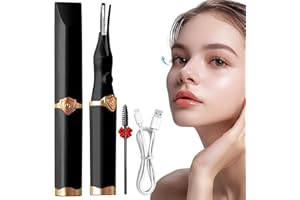 PTOSO Electric Eyelash Curler for Instant Glam - 2025 New Heated Eyelash Curler for Women, Mini Heated Lash Curler - USB Rechargeable 3 Heat Modes Natural Curling 24H Long Lasting Makeup Tool (Black)