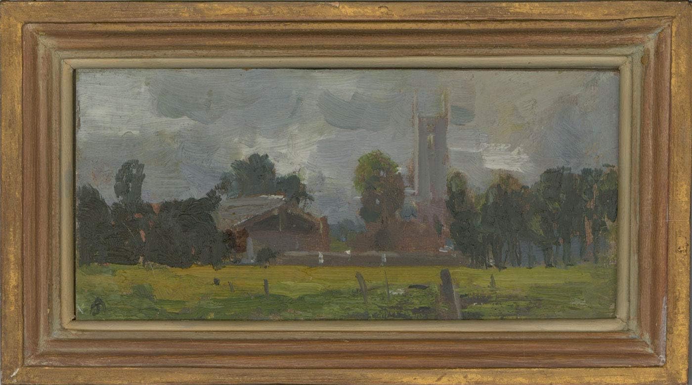 Amazon Com Sulis Fine Art John Ambrose Framed Contemporary Oil