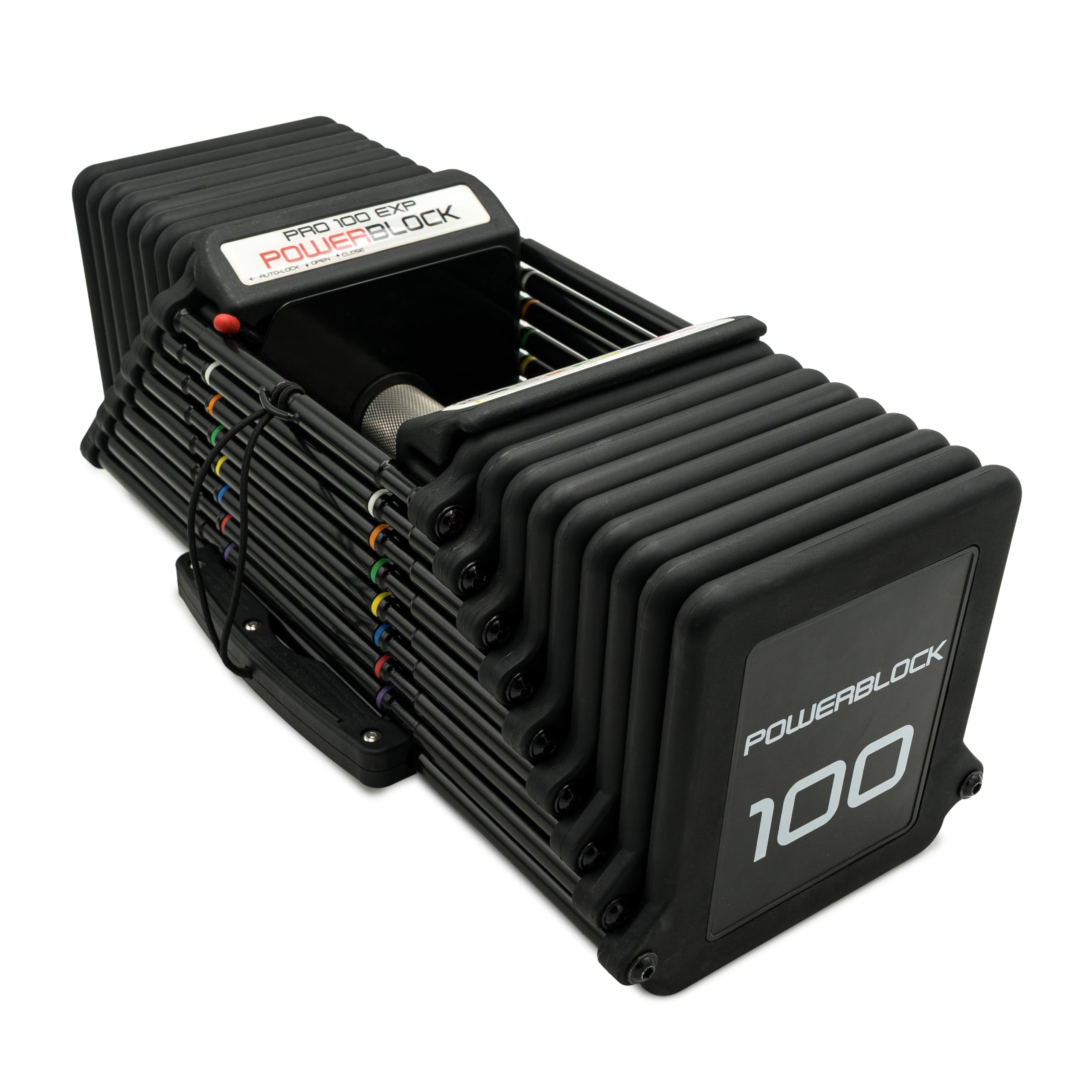 Photo 1 of **parts only** 
PowerBlock Pro 100 Adjustable Dumbbell, Sold As A Single Unit 5-100 lb Dumbbell – Durable Steel Build, Innovative Workout Equipment, Strength Training
