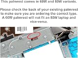 Dell G5 5500 Palmrest Italian Backlit Keyboard 80W TKJ8F F28CY M5CGY view 3