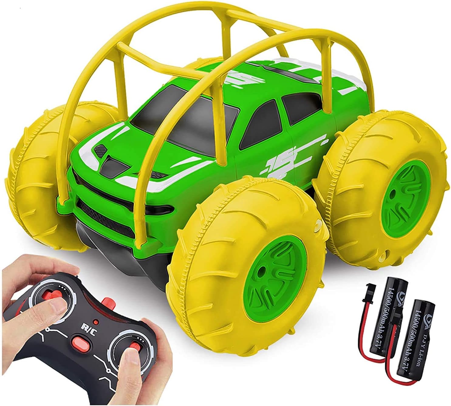 Remote Control Car Amphibious, Waterproof RC Car Toy for 3