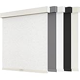 AOSKY Blackout Roller Shades Cordless Blinds for Windows, Free-Stop Shades with Valance, Thermal Insulated Fabric, UV Protection, Blinds for Home and Office (20" W x 72" H, Linen Beige