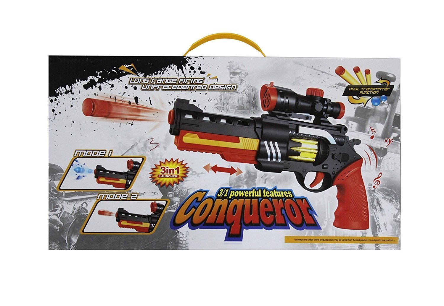 Electrobot Soft Gun With Gloss Surface Water Bomb Gun For Gift