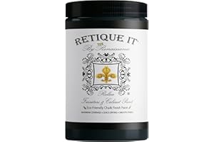 Retique It Chalk Furniture Paint, 32 Fl Oz (Pack of 1), 07 Gothic Grey
