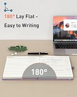 Smarpau A5 Journal Notebook 320 Pages Leather Hardcover Purple 100gsm view 4