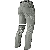 Men's Hiking Pants Convertible Zip Off Lightweight Waterproof Quick Dry Outdoor Fishing Travel Safari Camping