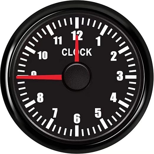 52mm Clock Gauges Hour Meters 012 Hours Show Clock Meter