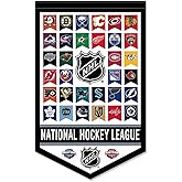 Hockey League All Teams Pennant Banner