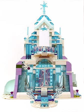 Modbrix Magischer Eispalast Bausteine Schloss Konstruktionsspielzeug 701 Teile