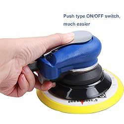 YELWAY 6" Air Palm Random Orbital Sander, Dual