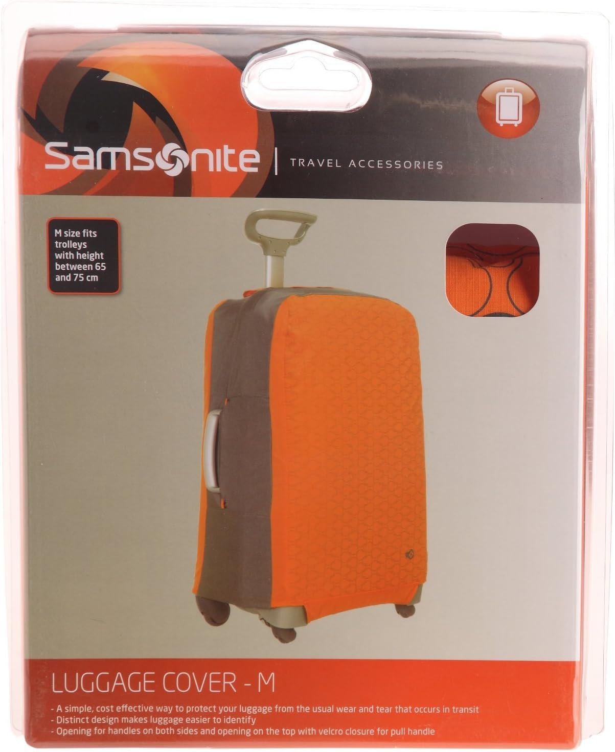 Samsonite Luggage Cover Kofferschutzhülle M, orange Amazon.de Koffer, Rucksäcke & Taschen