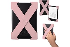 Strapsicle Silicone Hand Strap – Paperwhite Gen 11 (6.8”) & Gen 12 (7”), Colorsoft – Large – 2-Pack – Blush – Comfy Alternati