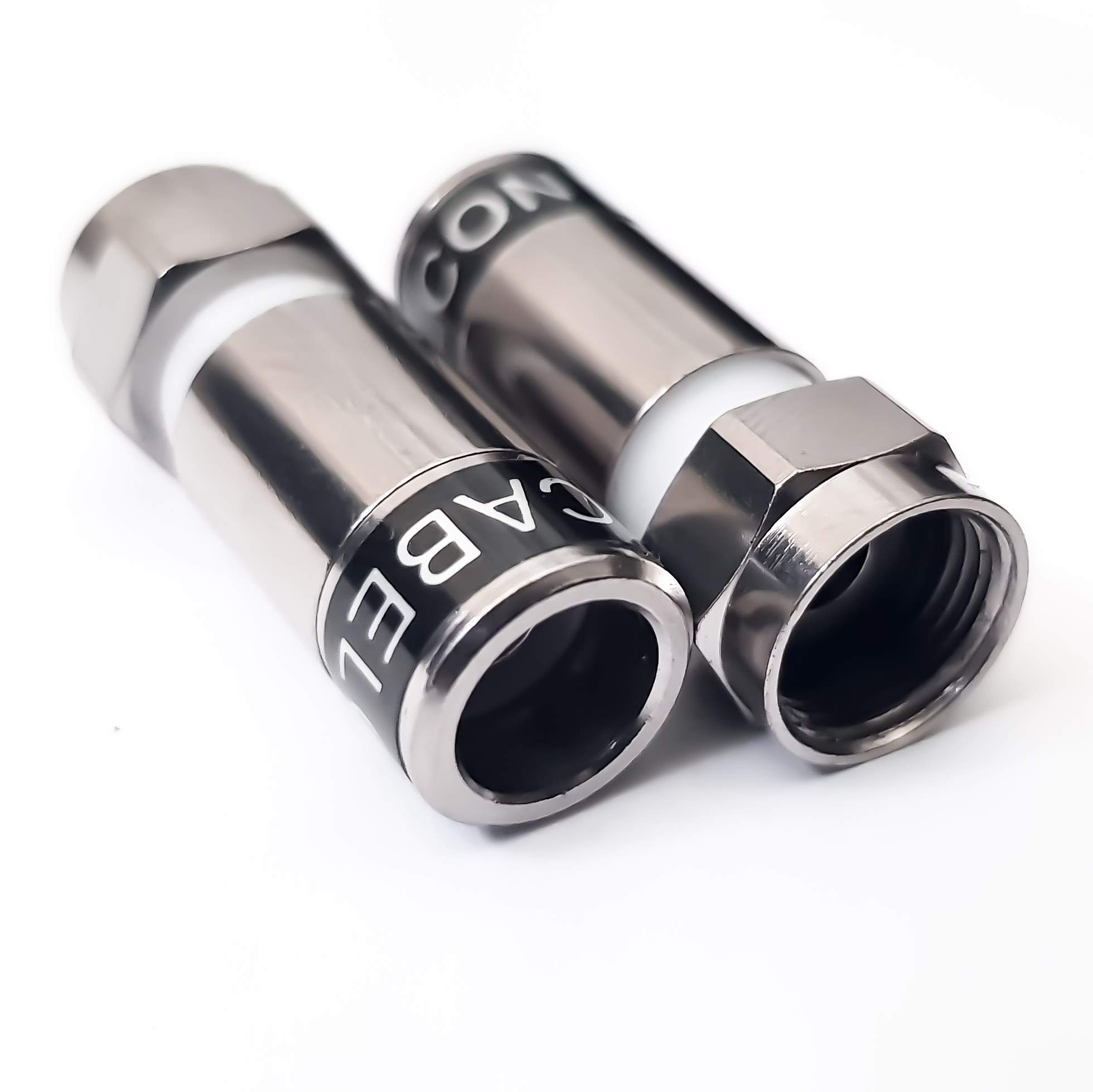 Cabelcon F Male Compression Connectors RG59/6 (3.9) Professional Water Proof Pack of 50