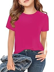 Girls Short Sleeve T Shirts Kids Summer Tops
