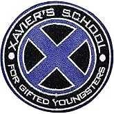 Classic Superhero Movie Xavier School Logo Embroidered 3.5" Tall Iron on Patch