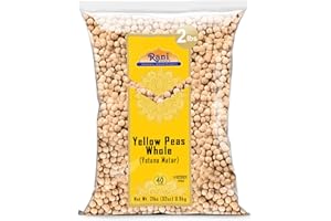 RANI BRAND AUTHENTIC INDIAN PRODUCTS Rani Yellow Peas Whole, Dried (Vatana, Matar) 32oz (2lbs) 908g ~ All Natural | Vegan | Gluten Friendly | Kosher | Product of USA