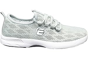 ELITE Women's Kona Bowling Shoes - Lightweight, Breathable Knit, Universal Soles, 1-Year Warranty