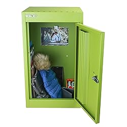 Bisley Personal Stacking Steel Cube Lockers, Green