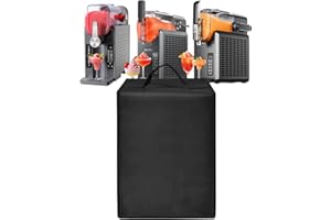 EIIJUGALOO Frozen Drink Maker Cover Slushie Machine Lid Heavy duty Dustproof Nylon Case for INOVIVA Slushy Maker/for BKPPM Frozen Drink Maker/Frozen Margarita Machine, 68 oz